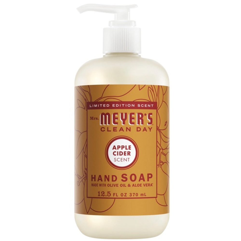 Mrs Meyers Apple Cider Hand Soap 12.5 oz Limited Edition Fall Scent New